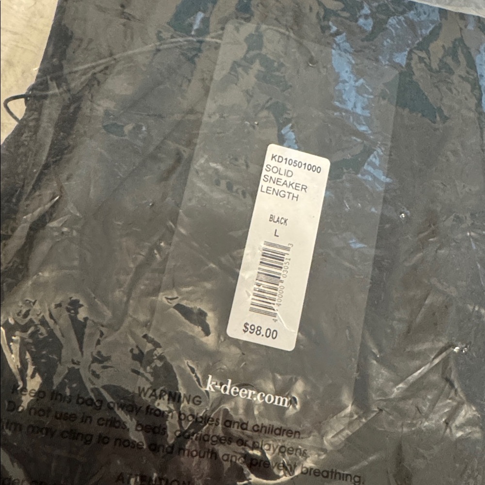 K-DEER 7/8 Sneaker Length Legging in Black - Picture 5 of 6